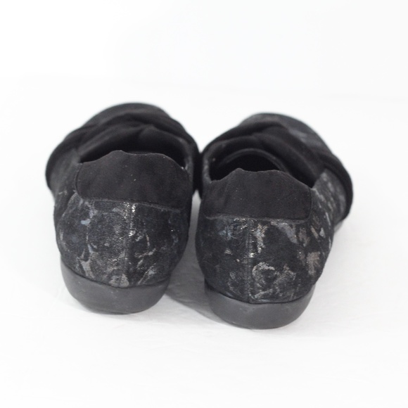 Sesto Meucci Ballet Flats Women sz 9 Black Slip on made in Italy Designer Shoes - Picture 7 of 9